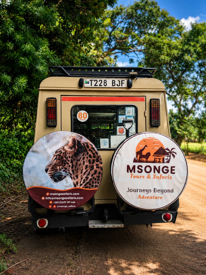 Msonge Tours Custom 4x4 Safari Vehicle in Tanzania